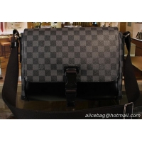 Cheap Design Louis Vuitton N41457 Damier Graphite Canvas Messenger PM Bags