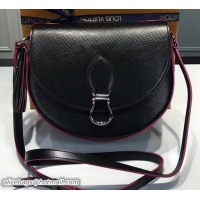 Fashion Louis Vuitton Epi Leather Saint Cloud Handbag M54155 Black/Pink 2017