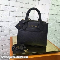 Duplicate Louis Vuitton City Steamer Mini Bag 42438 Black