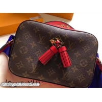 Luxury Louis Vuitton Monogram Canvas Saintonge Bag M43557 Red 2018