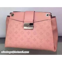 Faux Imitation Louis Vuitton Mahina Leather SEVRES Bag M41788 Pink