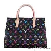 Louis Vuitton Monogram Multicolore Marly Tote Bag M4105 Black