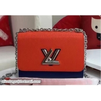 Buy Luxury Louis Vuitton EPI Twist MM Bag 53010 Marine Orange