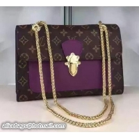 Most Popular Louis Vuitton Monogram Canvas PALLAS CHAIN Bag M41731 Purple