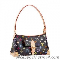 Sale Designer Louis Vuitton Monogram Multicolore Eliza M40099 Black