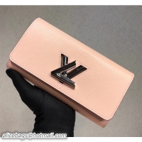 Trendy Design Louis Vuitton Epi leather Twist Wallet M61178 Pink