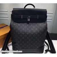 Good Quality Louis Vuitton Steamer Backpack M44052 Black 2018