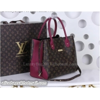 Grade Quality Louis Vuitton Monogram Canvas Tote Bag M49686 Purple