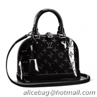 Louis Vuitton Monogram Vernis Alma BB M90063 Noir Magnetique