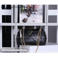 Best Product Louis Vuitton Monogram Empreinte Canvas Shoulder Bag M95813 Black