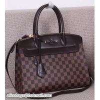 Stylish Louis Vuitton Damier Ebene Canvas PONT-NEUF PM Bag N41749 Brown