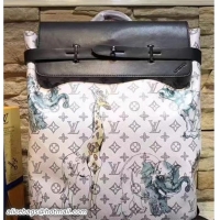 Purchase Louis Vuitton Animal Print Steamer Backpack M43296 White
