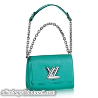 Well Crafted Louis Vuitton Epi Leather Twist PM M50283 Turquoise