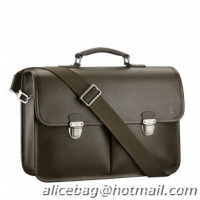 Cheap Louis Vuitton Mens Briefacases Bags Taiga Leather Anton M32618