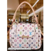 Hot Style Louis Vuitton Monogram Multicolore Tote Bag M52230 White