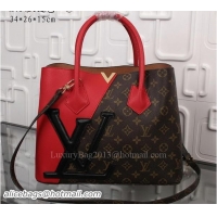 Good Quality Louis Vuitton Monogram Canvas KIMONO Tote Bag M41433 Red