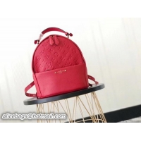 Best Grade Louis Vuitton Monogram Empreinte SORBONNE BACKPACK M44019 Red