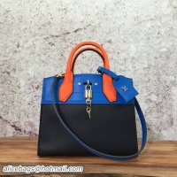 Cheap Louis Vuitton City Steamer Bag 51026 Black&Blue&Orange