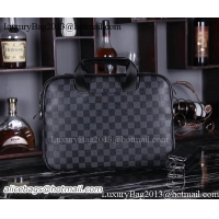 Unique Louis Vuitton Monogram Damier Ebene Graphite Canvas Porte-Documents Jour N58814