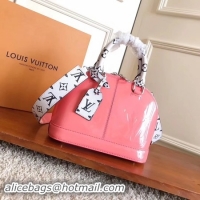 Unique Louis Vuitton Monogram Vernis ALMA BB M54704 Pink