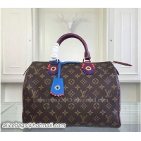 Well Crafted Louis Vuitton Monogram Canvas SPEEDY 30 Bags M41665 Blue