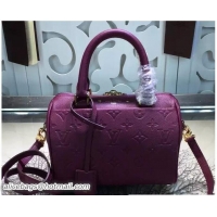 Low Cost Louis Vuitton Monogram Empreinte Speedy Bandouliere 20 Bag Purple 2016