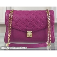 Luxurious Louis Vuitton Monogram Empreinte St Germain MM Bag M48933 Purple