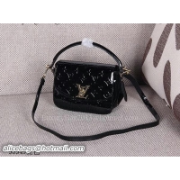 Buy Luxury Louis Vuitton Monogram Vernis PASADENA Bag M90949 Black
