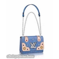 Best Product Louis Vuitton Epi Leather TWIST MM M54220 Blue