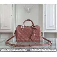 Traditional Discount Louis Vuitton Monogram Empreinte Speedy Bandouliere 25 M91337 Pink