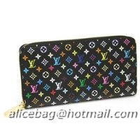 Crafted Louis Vuitton Monogram Multicolore Zippy Wallet M60244 Grenade