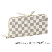 Best Luxury Louis Vuitton Damier Azur Canvas Insolite Wallet N63072