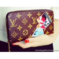 Top Grade Louis Vuitton Monogram Canvas Zippy Illustre Wallet M60017D