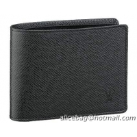 Louis Vuitton Taiga Leather Billfold With 6 Credit Card Slots M30482