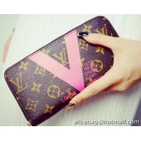 New Release Creation Louis Vuitton Monogram Canvas Zippy Wallet M60936 Grenade