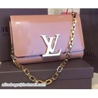 Fashion Luxury Louis Vuitton CHAIN LOUISE GM Shoulder Bag M94425 Dark Pink