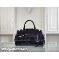 Perfect Louis Vuitton Monogram Vernis Doc PM Bag M50511 Black