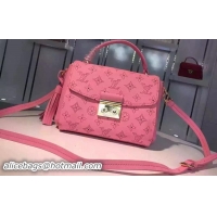 Modern Elegant Louis Vuitton Calfskin Leather CROISETTE Bag M94338 Pink