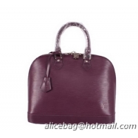 Louis Vuitton Epi Leather Alma M52142 Dark Purple