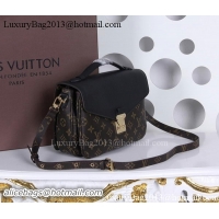 Good Quality Louis Vuitton Monogram Canvas EDEN Bag M43586 Black