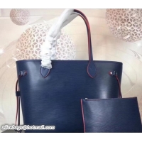 Stylish Louis Vuitton Original Quality Epi Neverfull MM Bag M40932 Indigo 2018