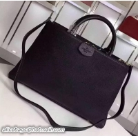 Fashion Wholesale Louis Vuitton Calfskin Leather BROMPTON Bag M41582 Black