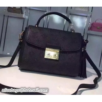 Cheap Louis Vuitton Calfskin Leather CROISETTE Bag M94338 Black