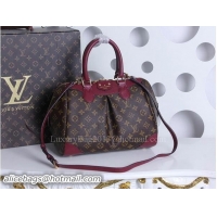 Best Product Louis Vuitton Monogram Canvas Tote Bag M41632 Burgundy