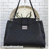 Unique Style Louis Vuitton Mahina Leather SEVRES Bag M41789 Black