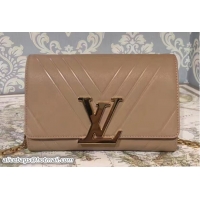 Charming Louis Vuitton V Embossed Pochette Louise GM Bag M54233 Nud