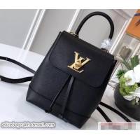 Modern Louis Vuitton Mini Lockme Backpack Bag M54573 Noir 2017