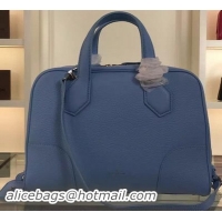 Most Popular Louis Vuitton Soft Leather Dora MM Bag M50126 Blue