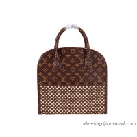 Inexpensive Duplicate Louis Vuitton M41234 Shopping Bag Christian Louboutin Black