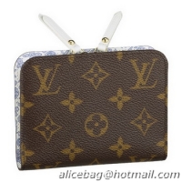 Original Chic Louis Vuitton Monogram Canvas Fleuri Insolite Coin Purse M60230 Violet